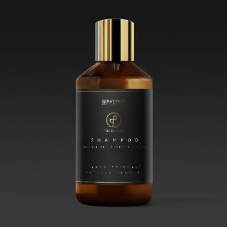 RAYPATH Shampoo for Dry Hair with Nanosilver "Green Caviar", Nourishing, Moisturizing, Natural, Chemical-free, Strengthening, Eko, Vegan Friendly, 300 ml