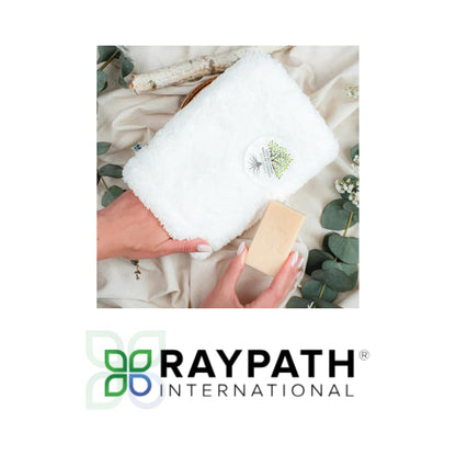 BRAIDER RAYPATH UNIVERSAL CLEANING SET - White Cleaning Glove M + Grey Sunbeam + Grey Soap, Eco, Nanosilver, CHEMICAL-FREE, Eco Cloth with Nanosilver, Wipe, Cleaning Cloth, Non-Microfibe