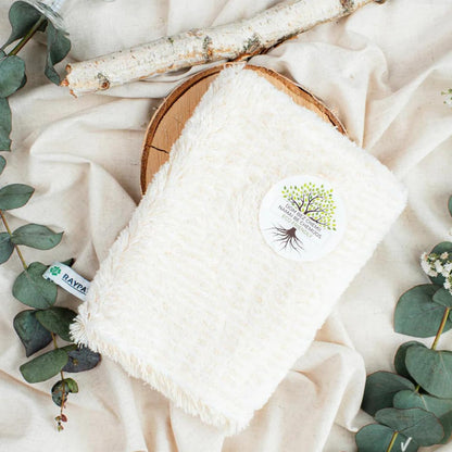 BRAIDER RAYPATH Cleaning Glove Beige M, Eco Cloth with Nanosilver, Cleaning Wipe, CHEMICAL-FREE, Cleaning Cloth Mitt, Microfiber, Vegan Friendly