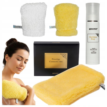Raypath ECO FRIENDLY Prestige Cosmetic Set - Exfoliation, Care, Oxygenation, Face and Body care - Luxury Skincare, Body Cleaner, Face Cleaner, Peeling, Skincare