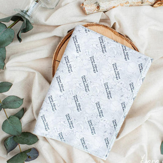 BRAIDER RAYPATH Cleaning Pad, Sunbeam Cloth Grey 38 x 41 cm, Eco Cloth with NanoSilver, CHEMICAL-FREE, Wipe, Cleaning Cloth, Non-Microfibe, Vegan Friendly