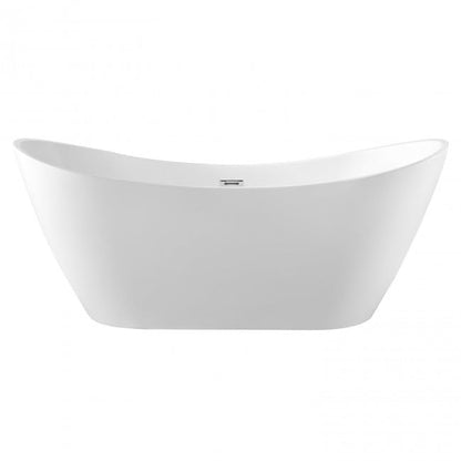 BRAIDER SALANEA Freestanding Double Ended Bath Acrylic White 1800 x 740 mm