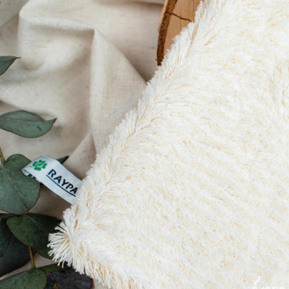 BRAIDER RAYPATH Cleaning Glove Beige M, Eco Cloth with Nanosilver, Cleaning Wipe, CHEMICAL-FREE, Cleaning Cloth Mitt, Microfiber, Vegan Friendly