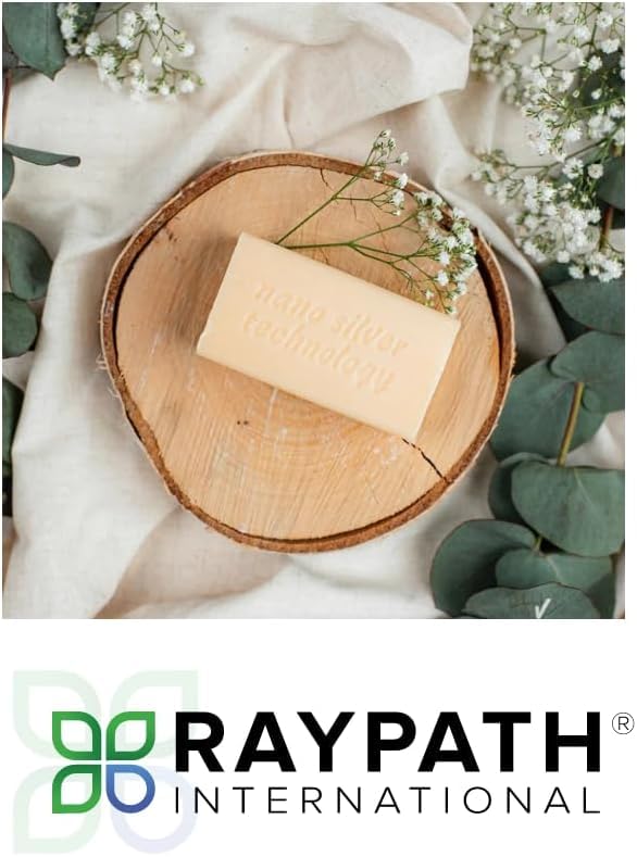 BRAIDER RAYPATH UNIVERSAL CLEANING SET - Cleaning Glove White M + Grey Soap, Eco, Nanosilver, CHEMICAL-FREE, Eco Cloth with Nanosilver, Wipe, Cleaning Cloth, Non-Microfibe, Vegan Friendly