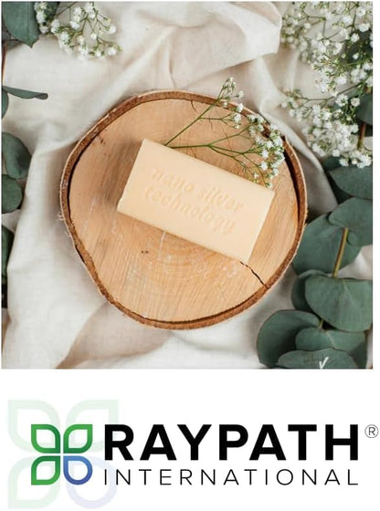 BRAIDER RAYPATH UNIVERSAL CLEANING SET - Cleaning Glove White M + Grey Soap, Eco, Nanosilver, CHEMICAL-FREE, Eco Cloth with Nanosilver, Wipe, Cleaning Cloth, Non-Microfibe, Vegan Friendly