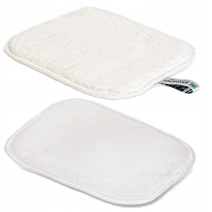 BRAIDER RAYPATH Mini Cleaning Wipe White 15 x 18 cm, Eco Cloth with Nanosilver, CHEMICAL-FREE, Cleaning Cloth, Microfiber, Vegan Friendly