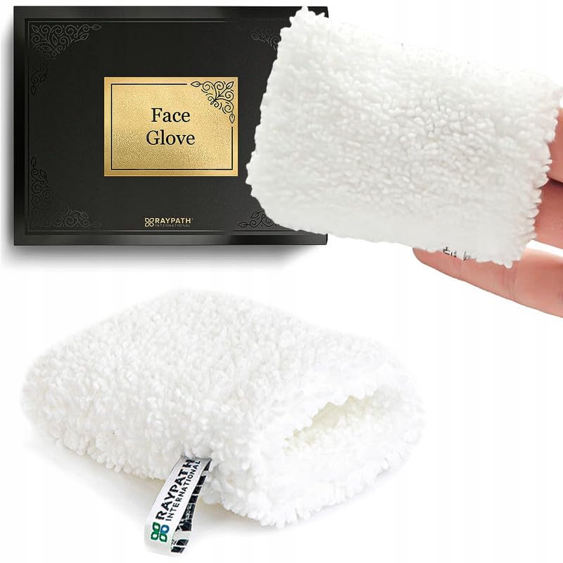 BRAIDER RAYPATH DUO (2x) Make-up and Skin Impurities Remover, Glove, Cleaner - make-up and skin impurities with nothing but water, Chemical Free, Eco, Nanosilver Technology
