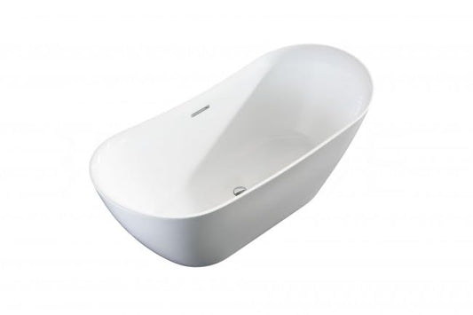 BRAIDER PUREA Freestanding Double Ended Bath Acrylic White 1700 x 750 mm