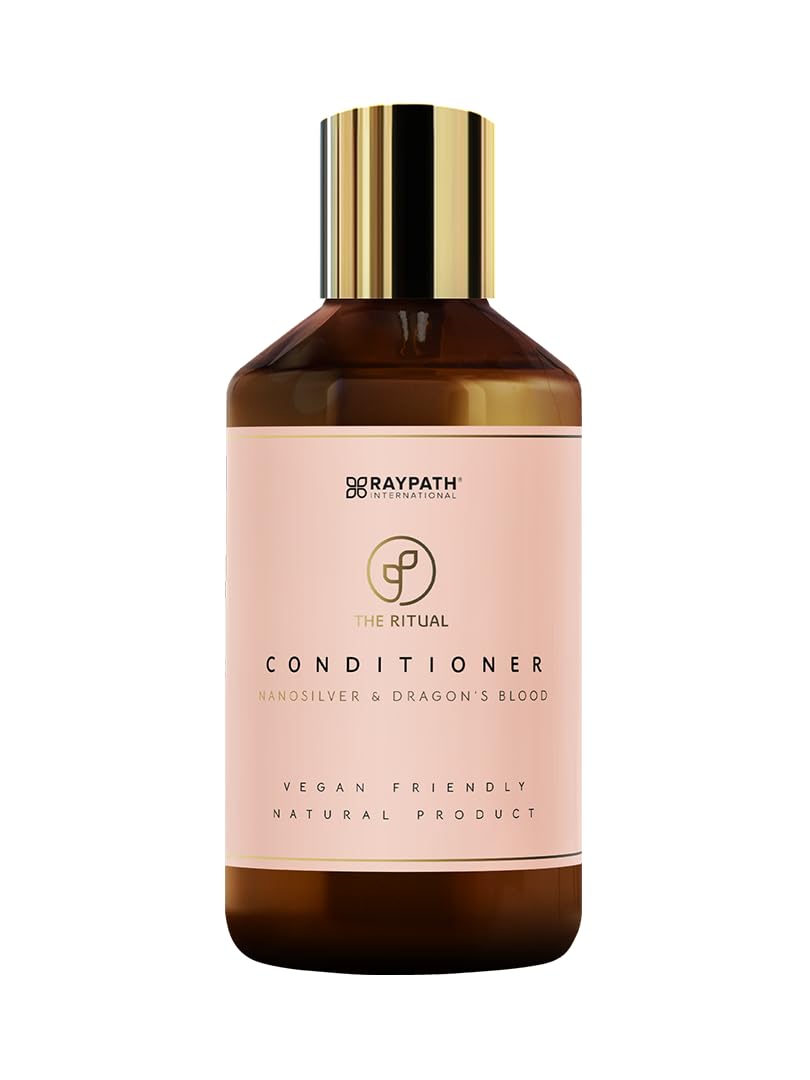 RAYPATH Dry Hair Conditioner "Dragon's Blood", Natural, Chemical-free Strengthening, Eco-Vegan Friendly, 300 ml