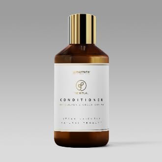 RAYPATH Conditioner for Normal Hair with Nanosilver "Green Caviar", CHEMICAL FREE, Eco, Vegan Friendly, Moisturazing, 300 ml