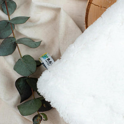 BRAIDER RAYPATH Cleaning Glove Nova White M, Eco Cloth with Nanosilver, CHEMICAL-FREE, for Cleaning, Streak-Free Shine, Sponge-Like, Towel, Wipe, Not Microfiber