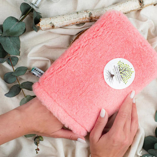BRAIDER RAYPATH Anti-Static Dusting Glove Pink M, 15 x 22 cm, Eco Cloth with Nanosilver, CHEMICAL-FREE, Wipe, Cleaning Cloth, Non-Microfibe, Vegan Friendly