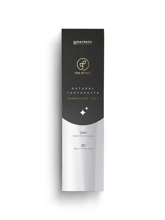 RAYPATH Whitening Natural Toothpaste with Nano Silver, Chemical-Free, Toothpaste for Sensitive Teeth, Teeth Whitening Toothpaste, for Daily Use, Dental Protection, Mint Flavor, 100 ml