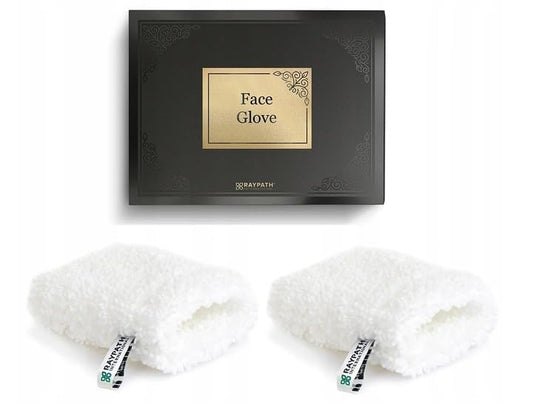 BRAIDER RAYPATH DUO (2x) Make-up and Skin Impurities Remover, Glove, Cleaner - make-up and skin impurities with nothing but water, Chemical Free, Eco, Nanosilver Technology