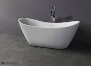 BRAIDER SALANEA Freestanding Double Ended Bathtub Acrylic White 1500 x 720 mm